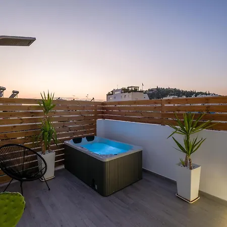 Acropolis View With Jacuzzi Apartment